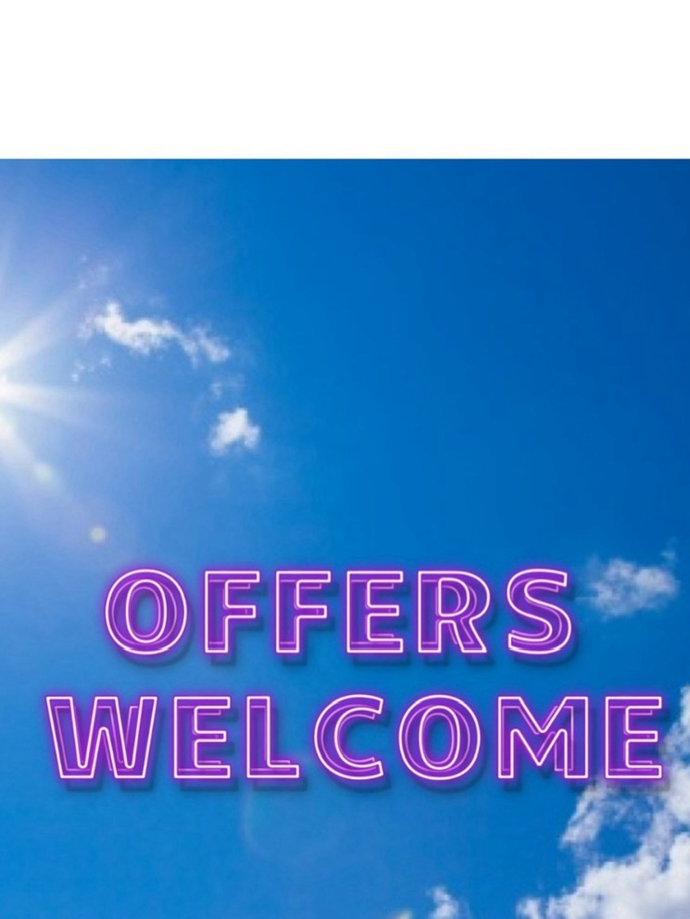 💕 use the “offer” button at the bottom of the listing ✨